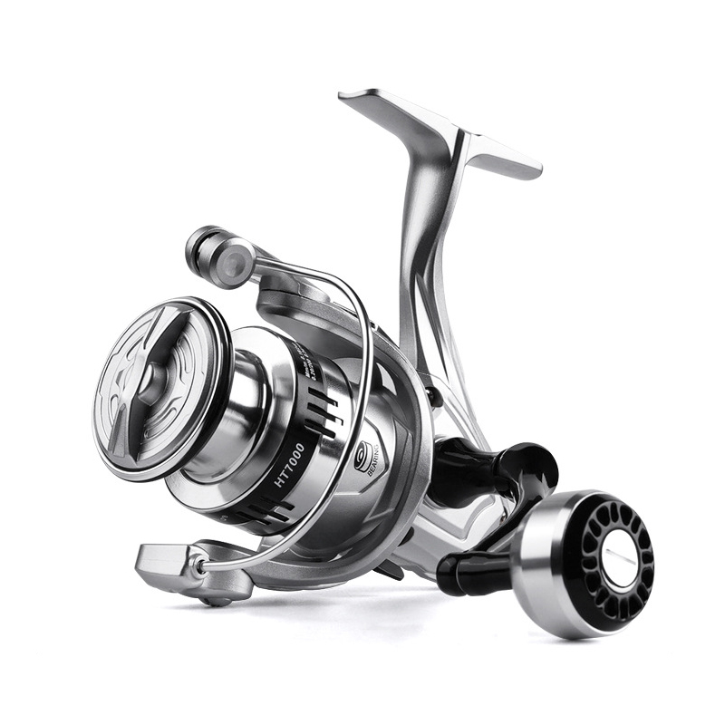Trolling Reel - Zilveren vismolen Spinning Ultralichte metalen spoel